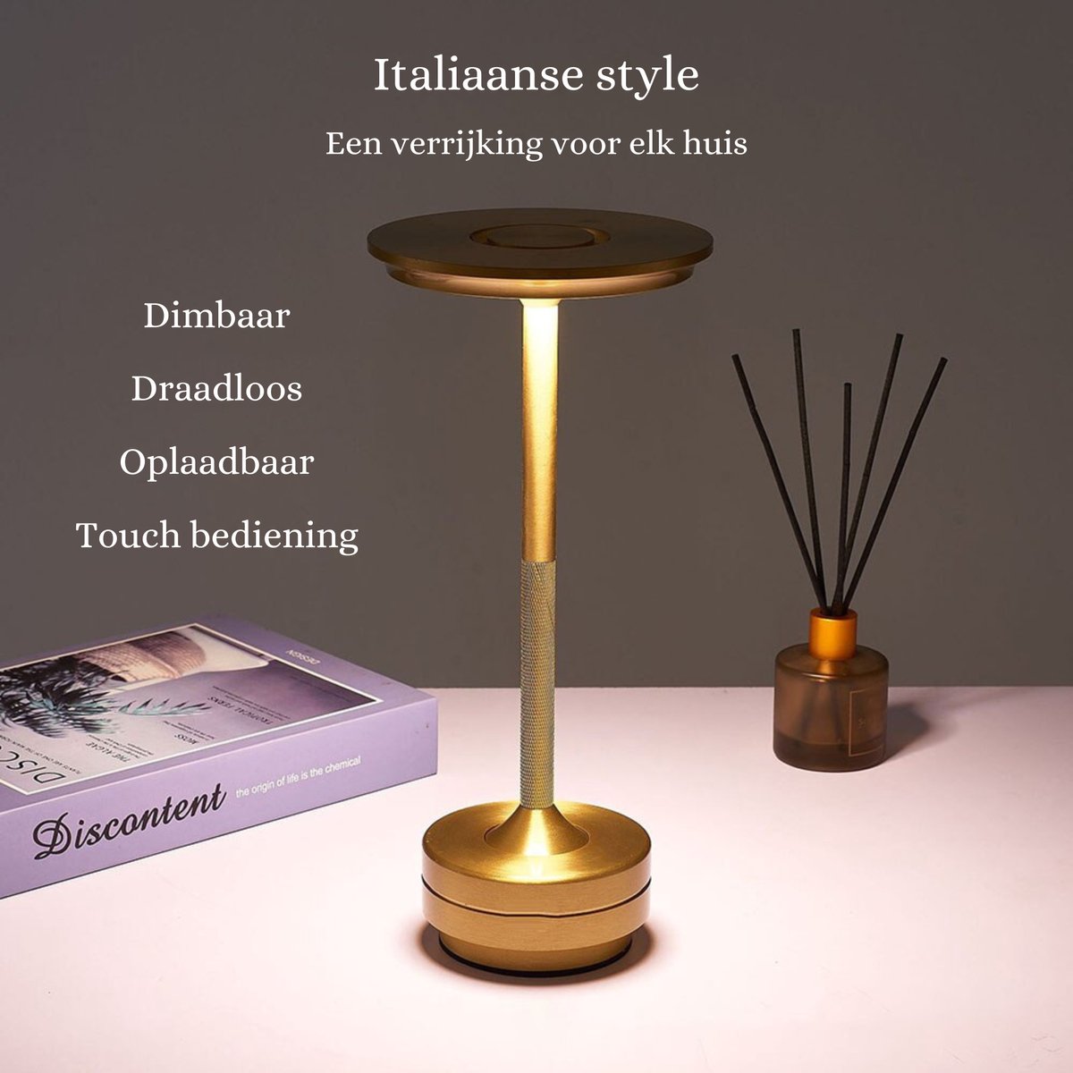 50% KORTING | LuxeLumina™ - Chique Stijlvolle Tafellamp