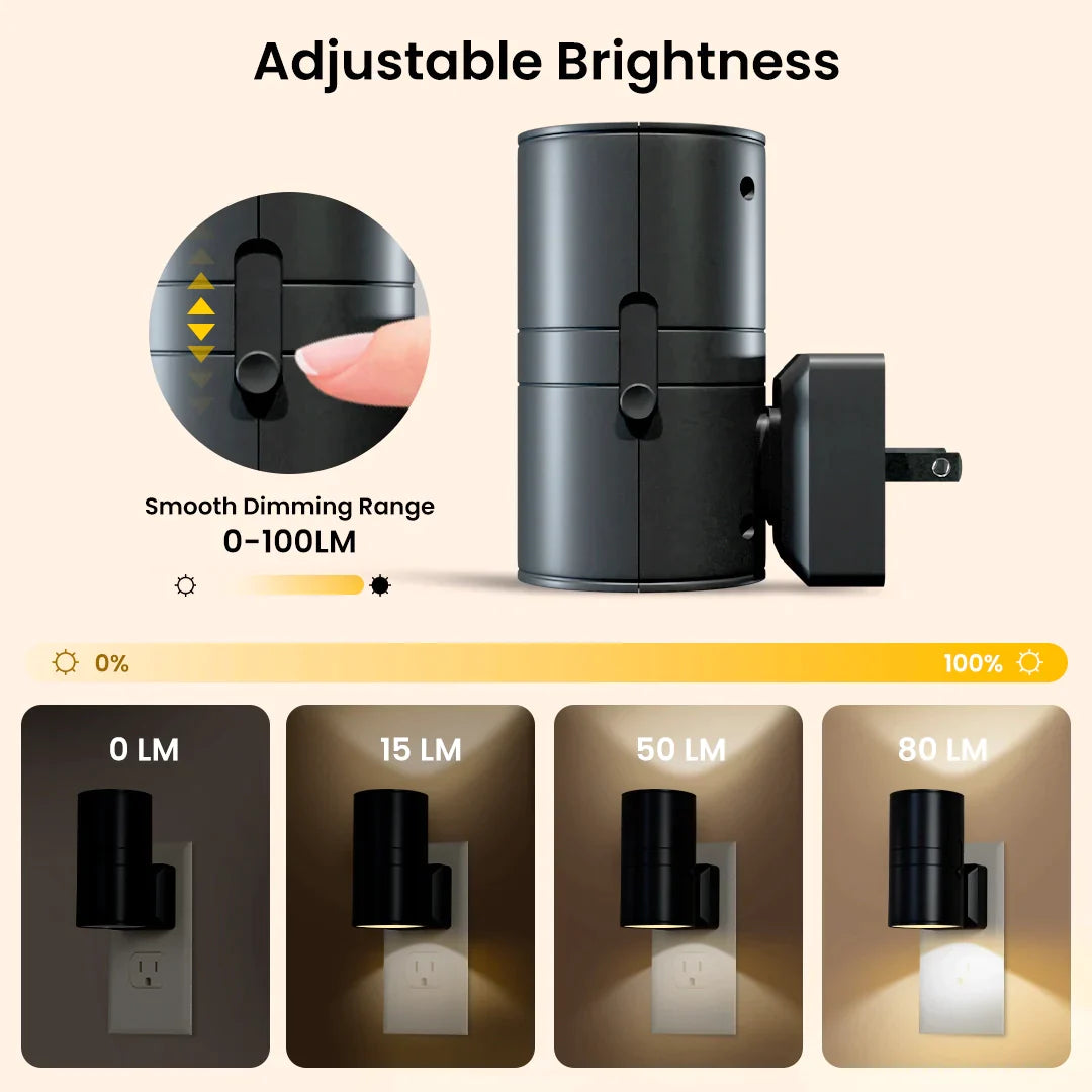 1 + 1 Gratis | Saforalight™ - Dimbaar nachtlampje om in te pluggen