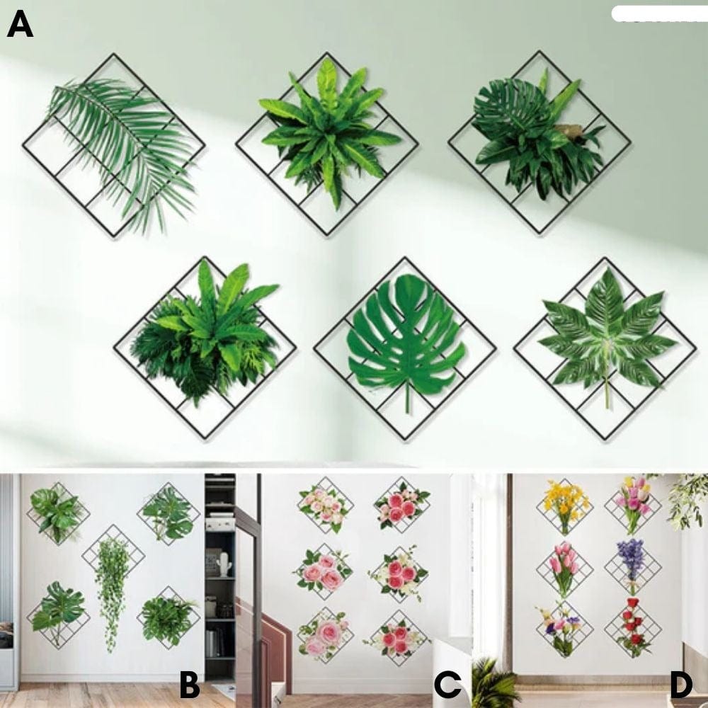 GreenScape™ | 3D groene planten muursticker