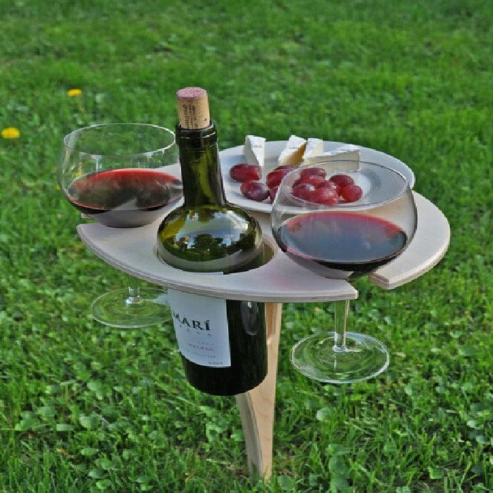 MultiPick™ | Inklapbare picknicktafel met wijnhouder