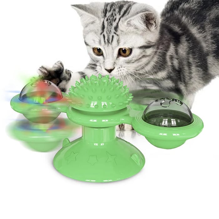 50% KORTING | Spinningbal™ - Interactief Spinnenwiel Kattenspeeltje