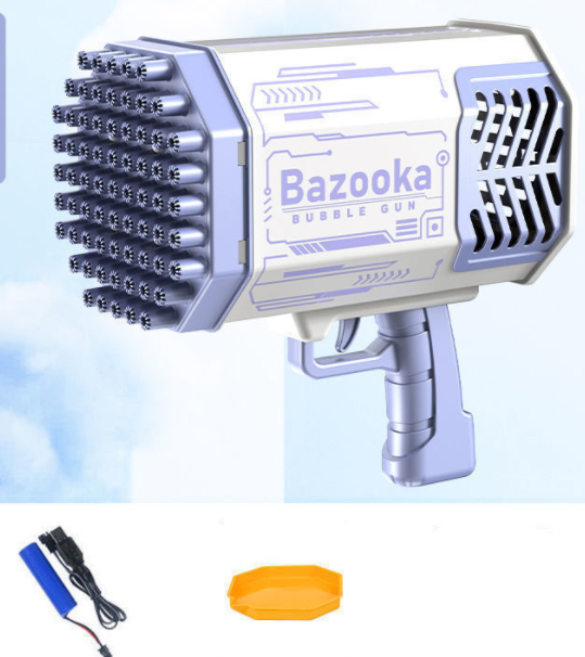 50% Korting | Bazooka™ - 69 gaten zeepbellen machinegeweer met led licht