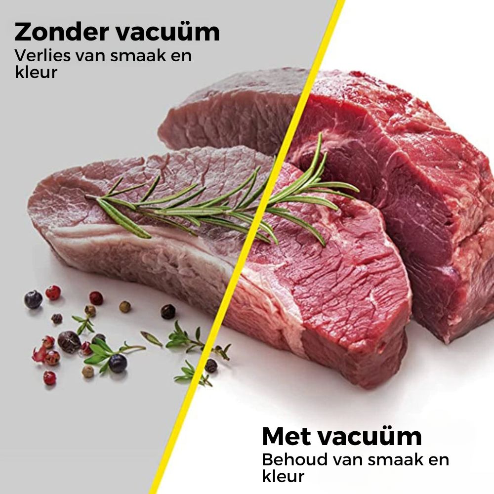 50% KORTING | VacuumSealer™️ - Houd je eten lang vers! [Laatste dag korting]