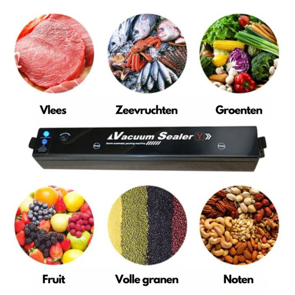 50% KORTING | VacuumSealer™️ - Houd je eten lang vers! [Laatste dag korting]