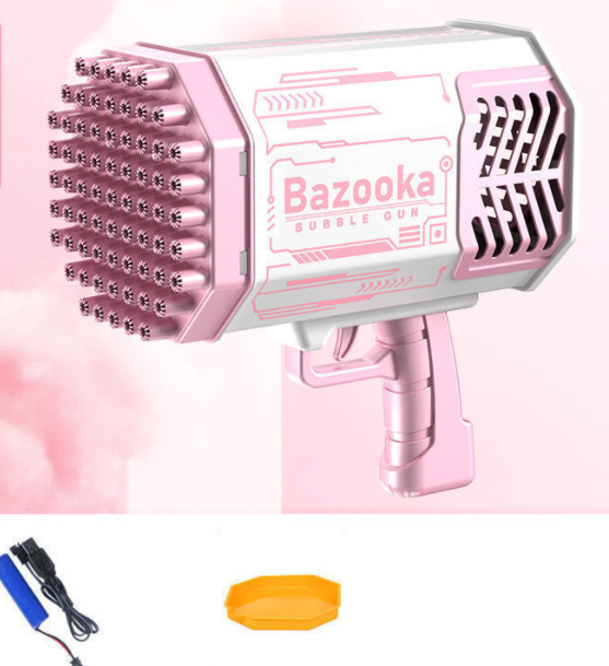 50% Korting | Bazooka™ - 69 gaten zeepbellen machinegeweer met led licht