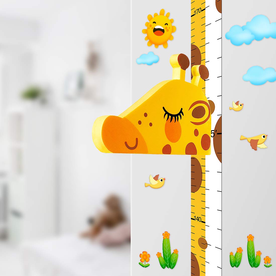 50% Korting | Magnetic Giraffe Height Chart