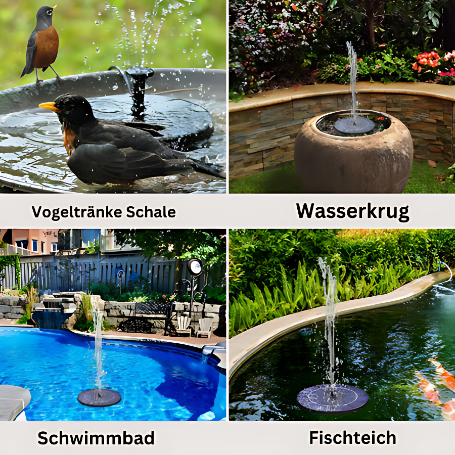 50% Korting | SunAqua™ - Waterfontein op zonne-energie