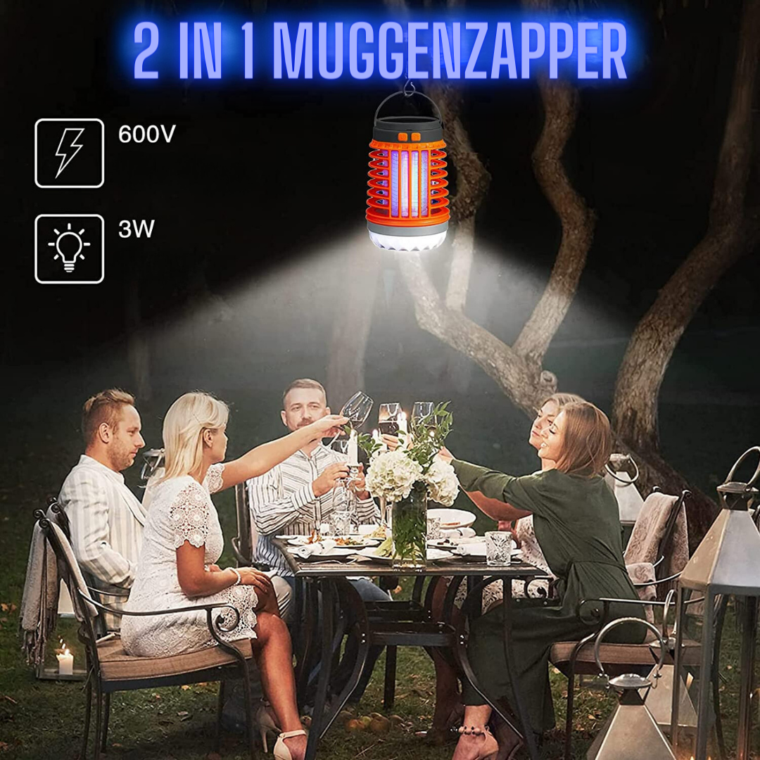 50% Korting | Bizzer™ - Multi-functioneel Zonne Kamping Muggenlamp