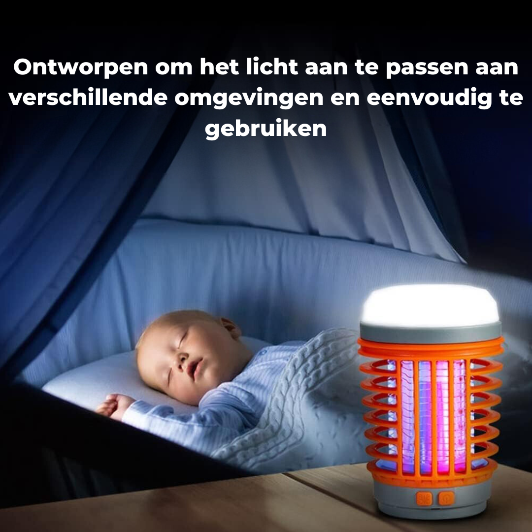 50% Korting | Bizzer™ - Multi-functioneel Zonne Kamping Muggenlamp