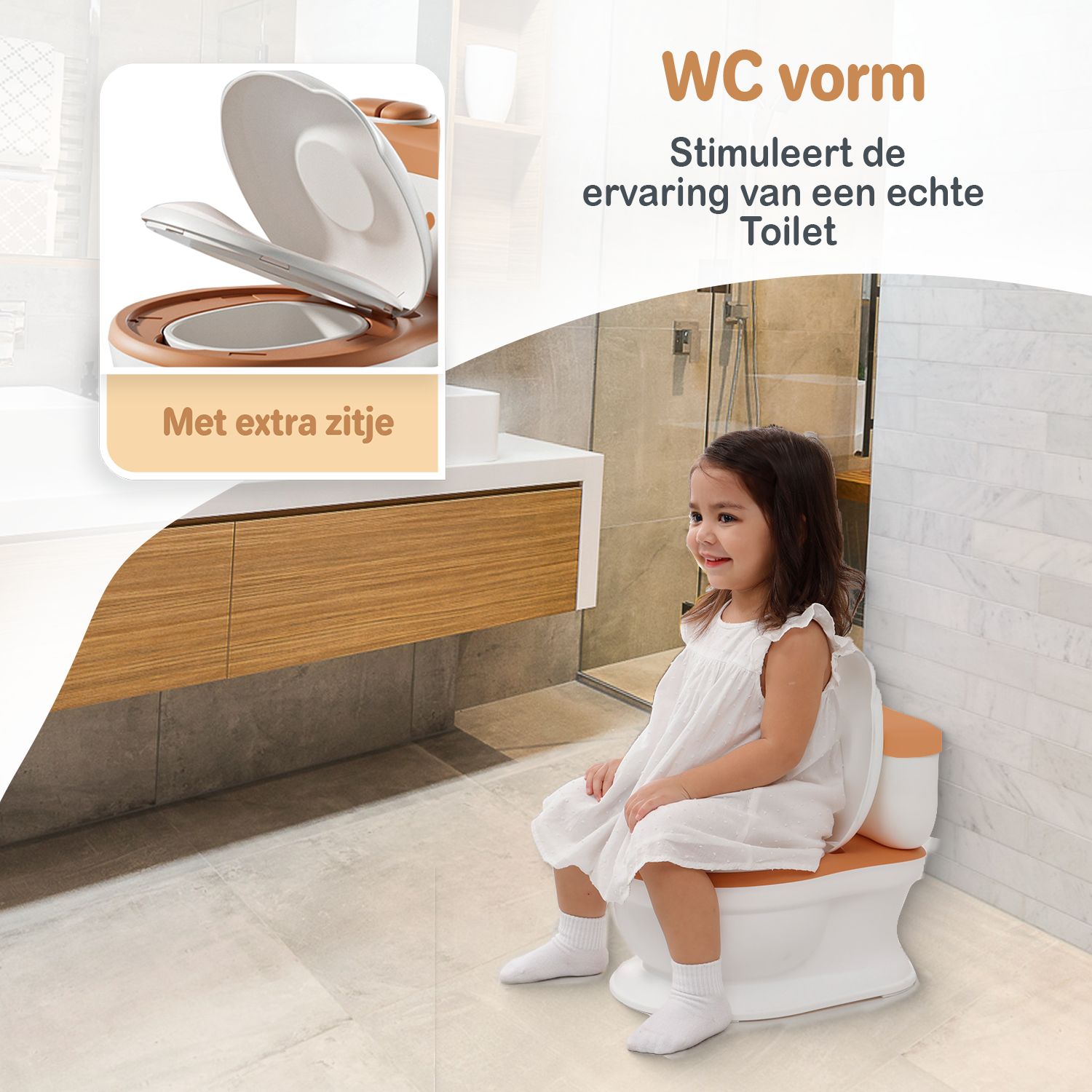 50% KORTING | Twinky Plaspotje – Toilettrainer voor Kind, Peuter & Baby