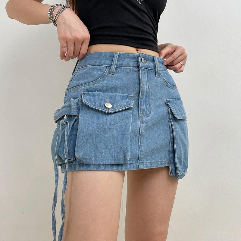 Margo™ | Denim Minirok