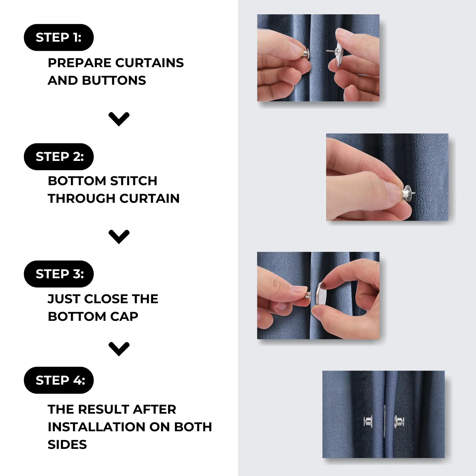 CurtainHolder™ |Gordijnclip Magnetische Gordijnknopen