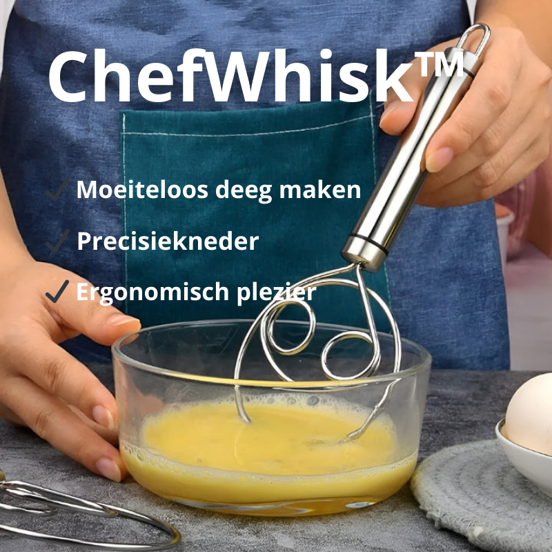 50% KORTING | ChefWhisk™ - Nooit meer plakkerige en ongelijkmatige mengsels!