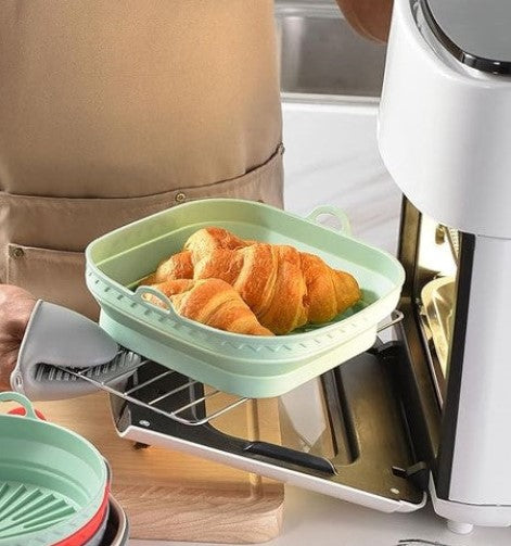 Globetrek™ |  SiliconePan - Herbruikbare Air Fryer Siliconen Pan!