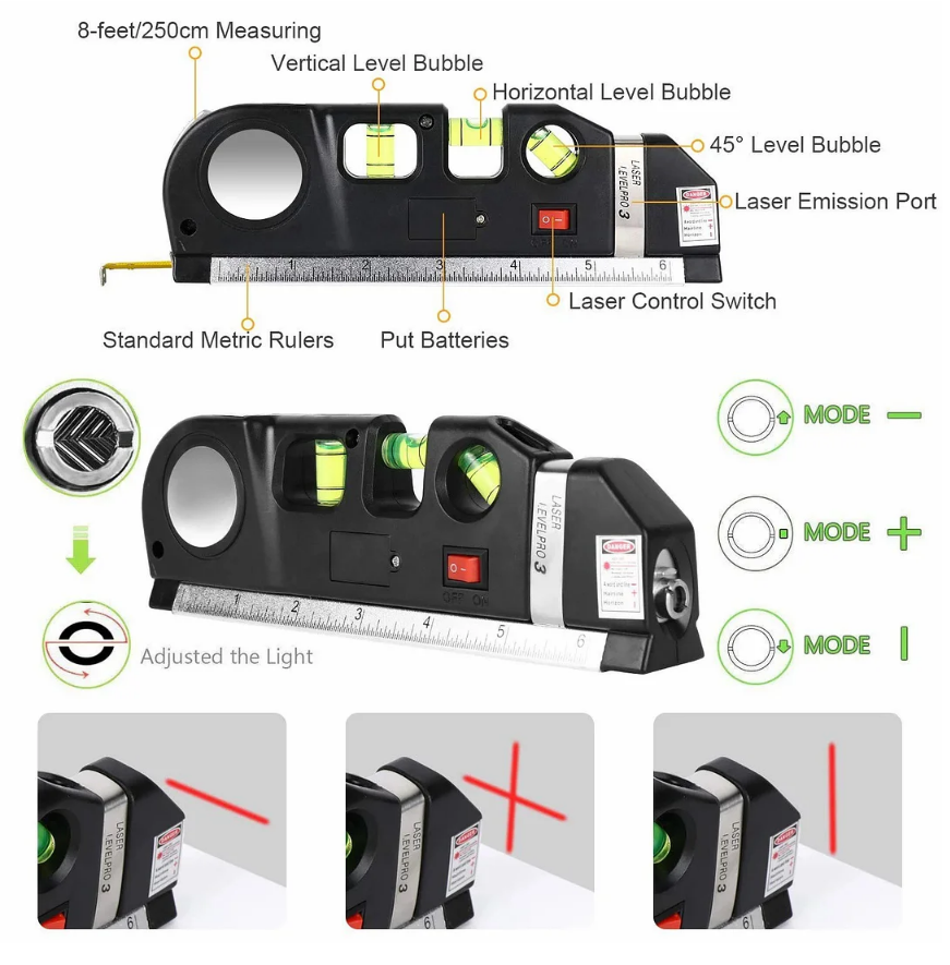 50% KORTING | LevelEase™ - Nauwkeurige lasermeting