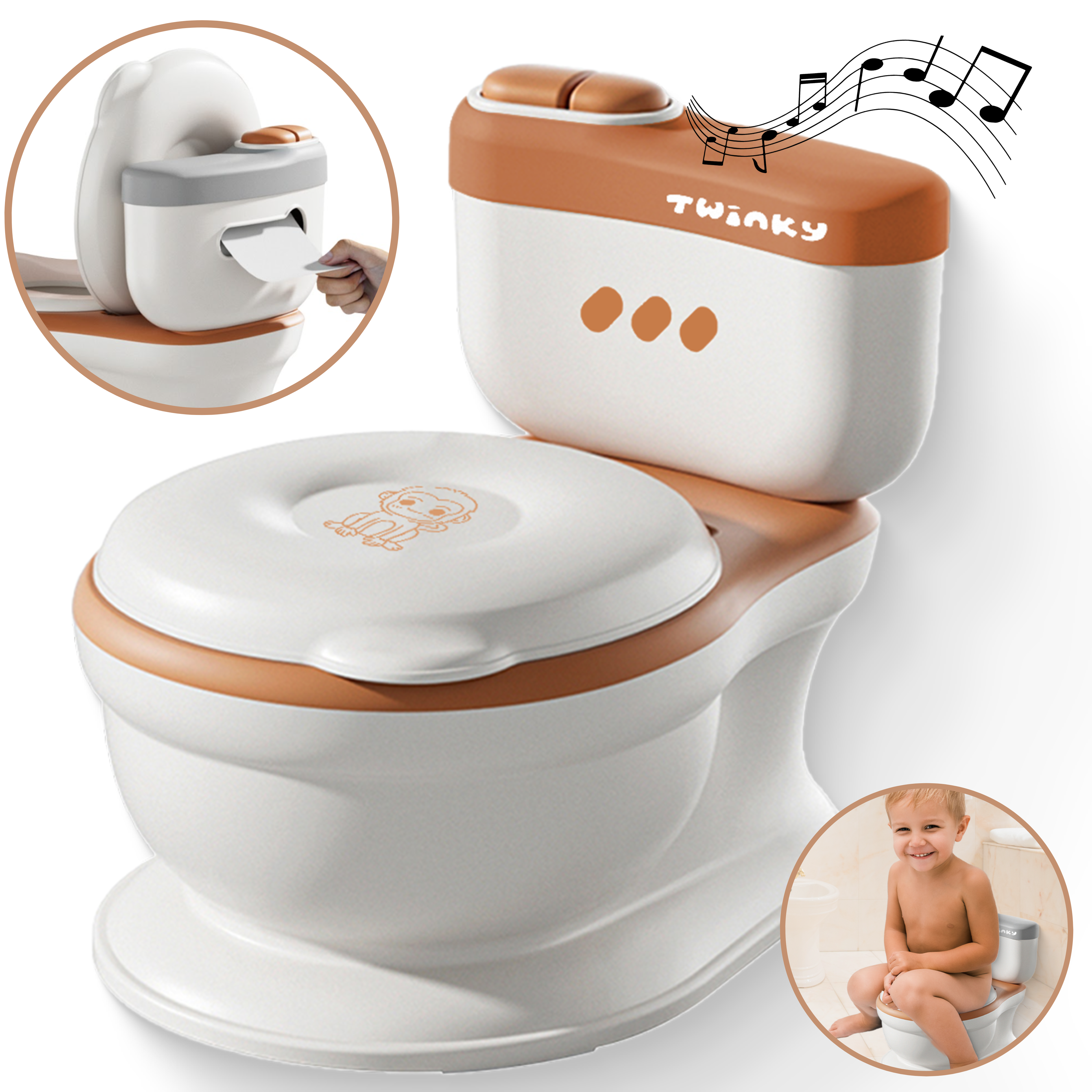 50% KORTING | Twinky Plaspotje – Toilettrainer voor Kind, Peuter & Baby