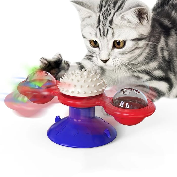 50% KORTING | Spinningbal™ - Interactief Spinnenwiel Kattenspeeltje