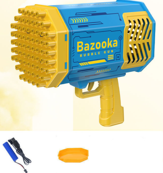 50% Korting | Bazooka™ - 69 gaten zeepbellen machinegeweer met led licht