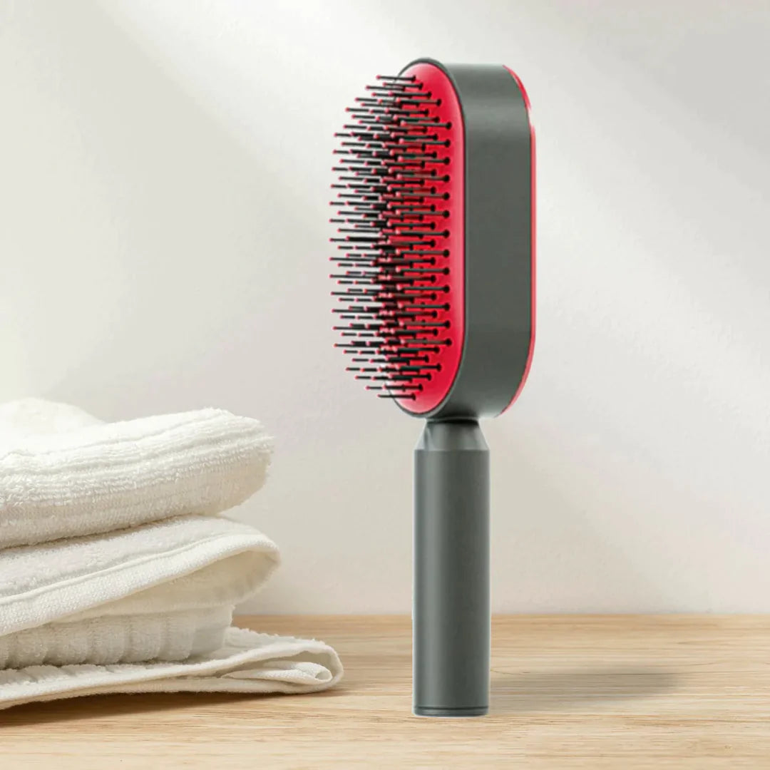 50% KORTING | EcoCleanBrush™ | Zelfreinigende Haarborstel