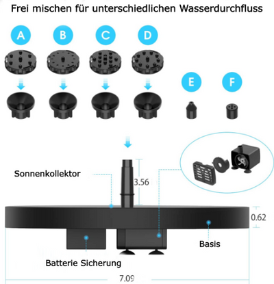 50% Korting | SunAqua™ - Waterfontein op zonne-energie