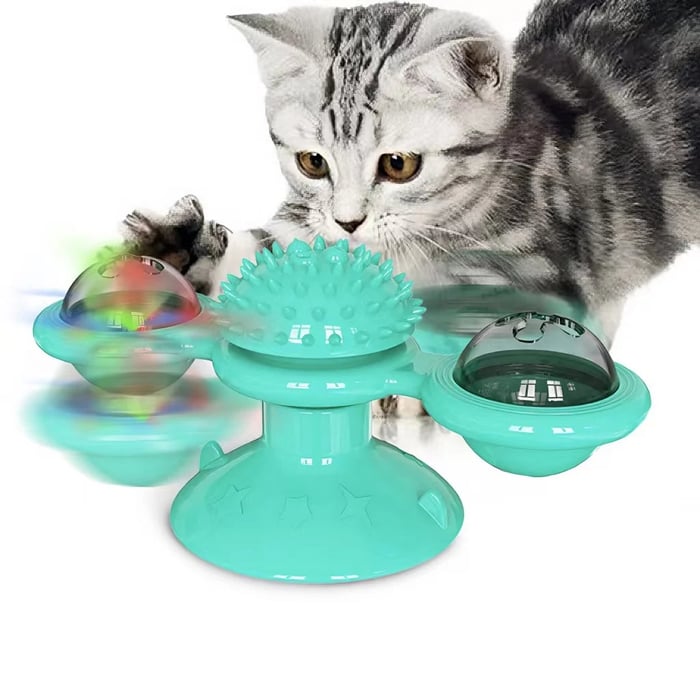 50% KORTING | Spinningbal™ - Interactief Spinnenwiel Kattenspeeltje