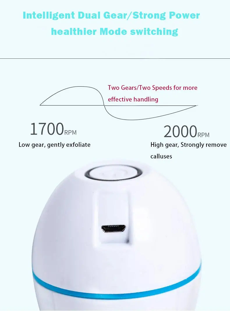 50% Korting | Peely™ - De elektrische zijdezachte voetpedicure