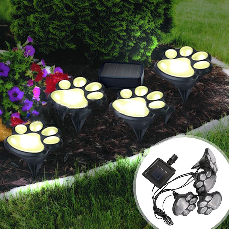 50% Korting | Webora™ - Paw Print Lights op zonne-energie