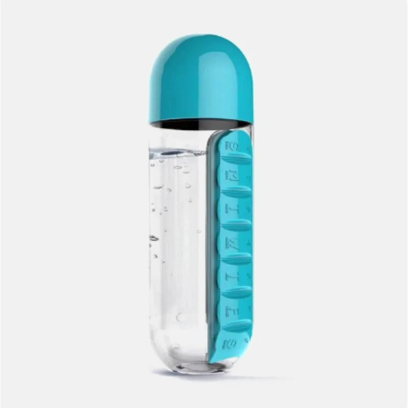 50% Korting | PillowBottle™ | 2-in-1 Waterfles+Pillendoos💧💊